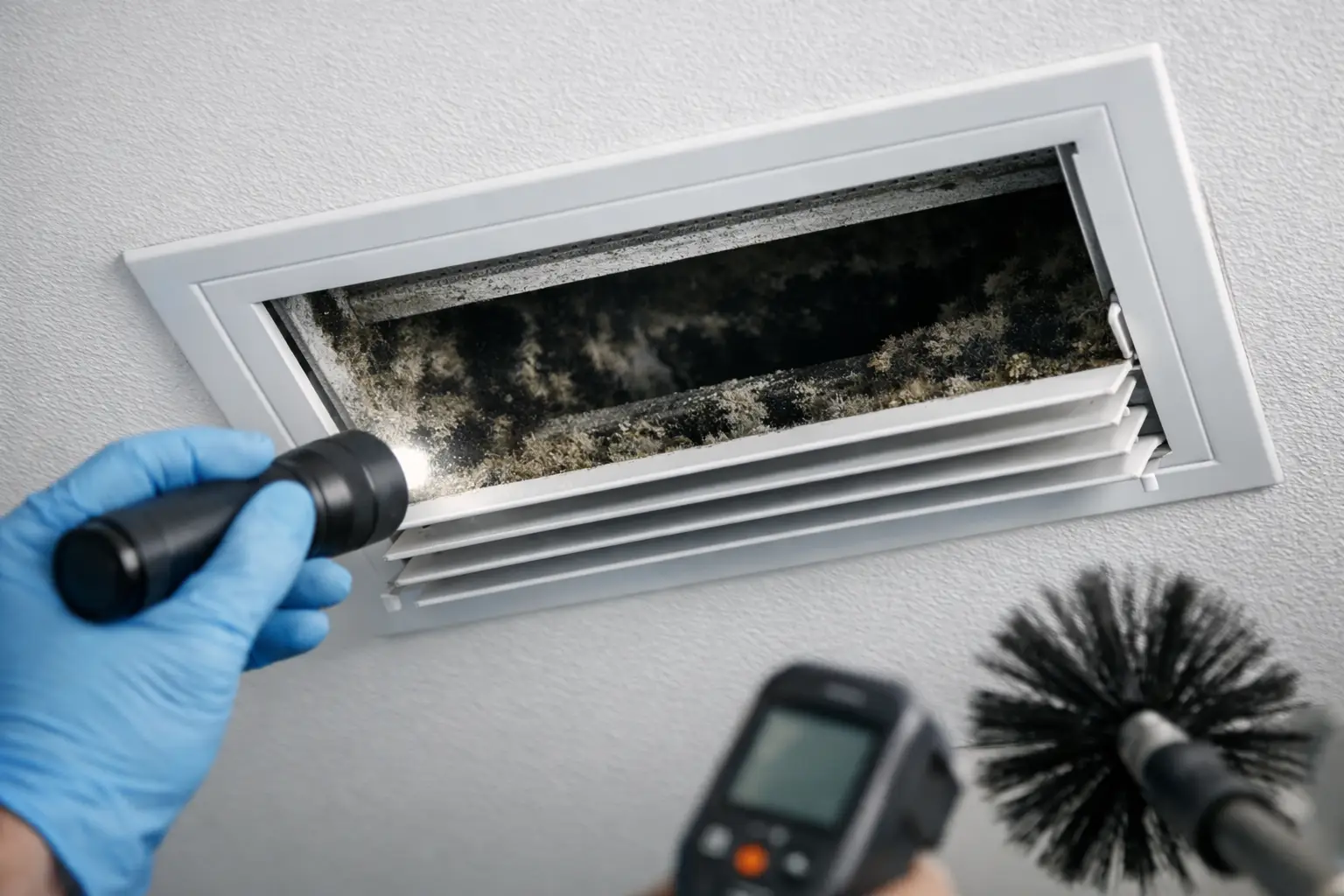 Black Mold in Air Vents and What to Do Next