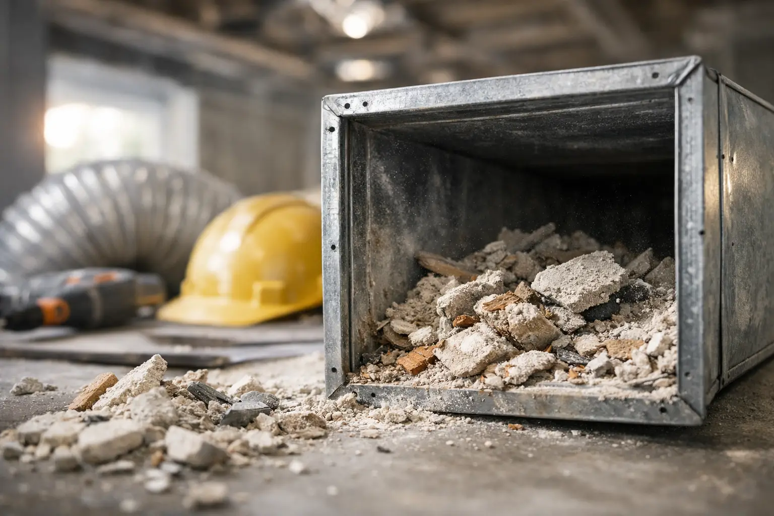 How Construction Debris in Ductwork Causes Trouble
