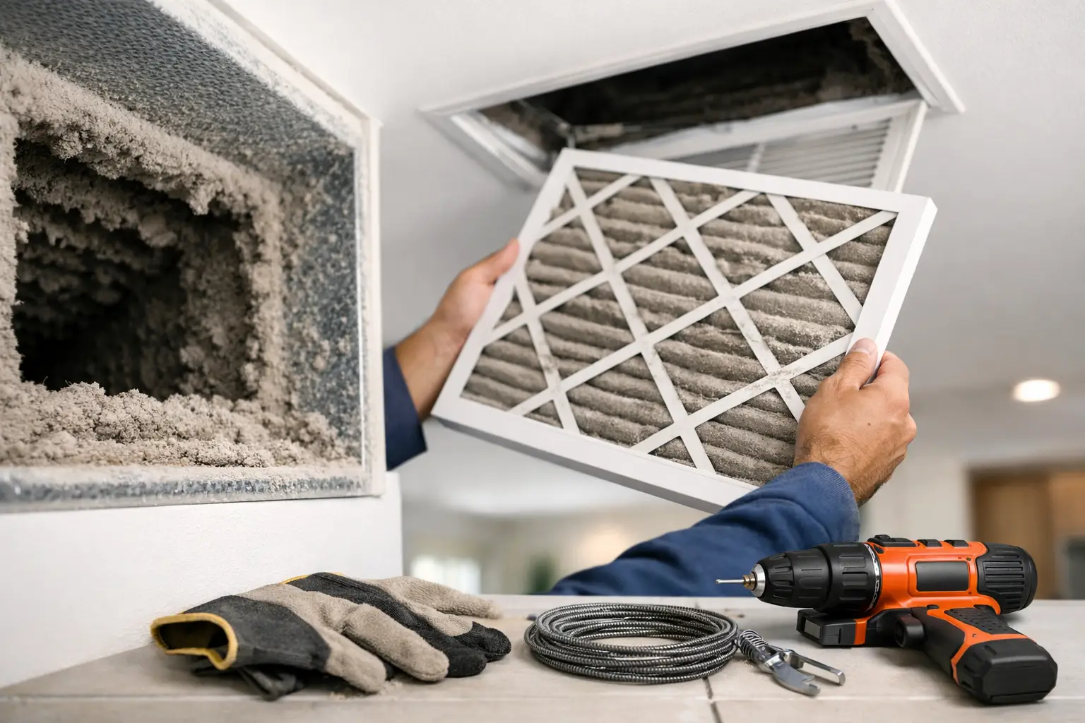 Reduced Airflow From Dirty Ducts: What to Do