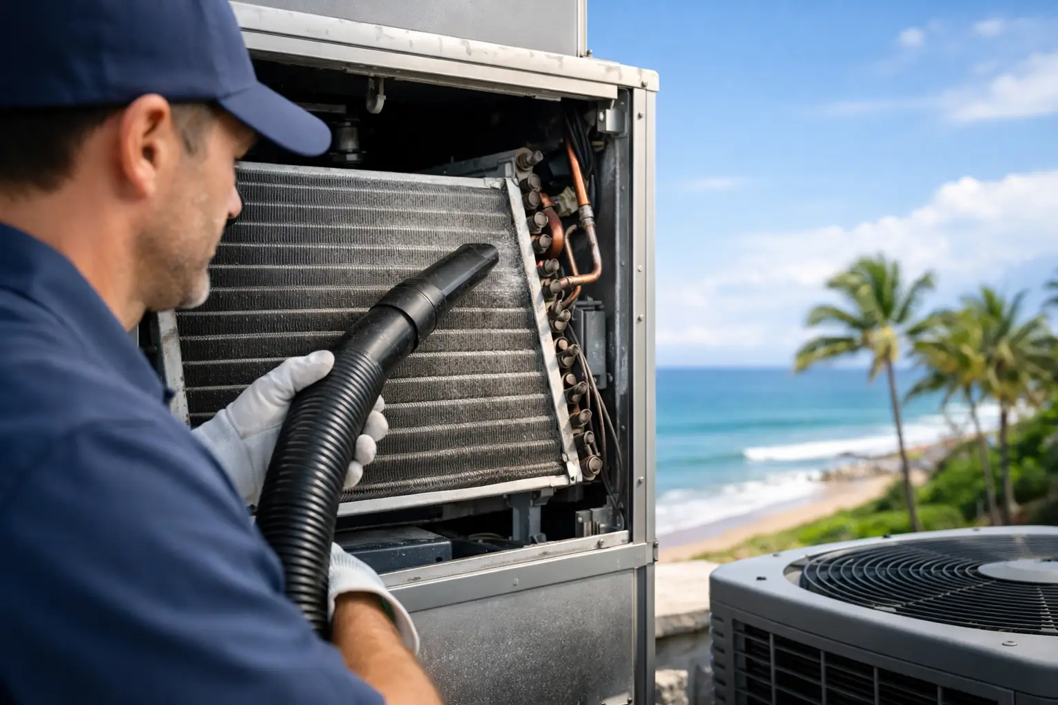 Air Handler Cleaning Service for Cleaner Coastal Air