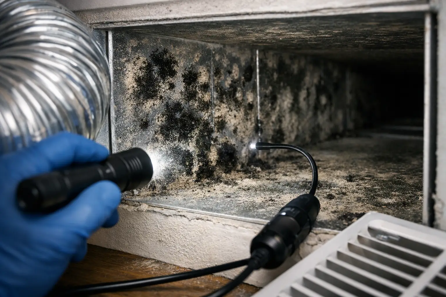 Black Mold in Air Ducts and What to Do Next